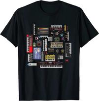KARŠTAS IŠPARDAVIMAS! Analoginis modulinis sintezatorius Muzikos prodiuserio klaviatūra S3X Marškinėliai S-5XL Unisex T-shirt M