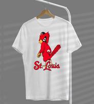 IŠPARDAVIMAS St. Louis Cardinals Krepšinio T-shirt Balta Marškinėliai Visų Dydžių Unisex Marškinėliai XXL
