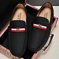 New Leather Casual Shoes Fashion Spring Loafer  Men Loafers Non Slip for Man Comfortable Driving Shoes 41