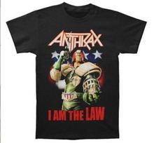 IŠPARDAVIMAS Anthrax Judge Dredd Aš Esu Įstatymas Marškinėliai Dovana Mamai, Naujo Tėvo Dienai, Gerbėjui Unisex Marškinėliai S