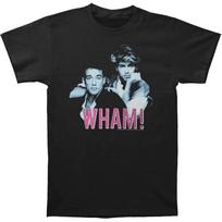 Paskutinis 80-ųjų pop grupės Wham albumas Marškinėliai George Michael & Andrew Ridgeley Unisex Marškinėliai M gray