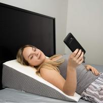 Memory Foam Wedge Pillow for Comfortable Sleep and Snoring Relief 24*24*8 inches