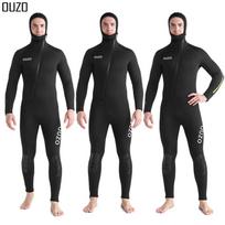 5MM Neopreno Kostiumas Vyrams Moterims Nardymo Pilnas Kostiumas Žvejyba Suvaisu Plaukimo Kostiumas Snorkeliavimas Banglenčių Sportas Vienos Dalies Rinkinys Žiemai Šiltai XS（old）