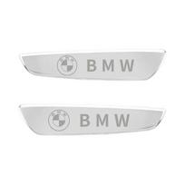 Automobilio Metalinė Dekoracija Sparno Šoninė Lipdukas Automobilio Durų Metalinė Anti-susidūrimo Juosta BMW Performance X1 X3 X5 E90 E91 E92 E60 E84 juoda