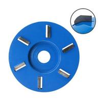 6 dantų medžio drožybos diskas, lygus, tikslus drožyba, lengvas montavimas, daugiafunkcis kelmas 16mm Arc-shaped