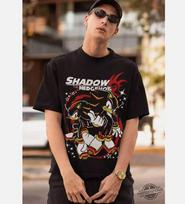 Shadow The Hedgehog Marškinėliai Herojai T-Shirt Sonic Marškinėliai Unisex Marškinėliai XXXXL
