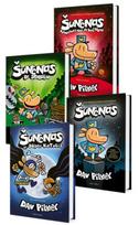 KNYGŲ RINKINYS. Šunėnas (1, 2, 3 ir 4 knygos) - Dav Pilkey