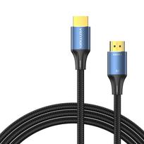Vention medvilninis pynė HDMI-A vyras į vyrą HD kabelis 8K 3M mėlynas aliuminio lydinys
