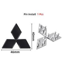 ABS Automobilio Vairo Rato Centrinis Lipdukas Emblema Ženklelis Mitsubishi ASX Ralliart Lancer Cordia Pajero Outlander Eclipse L200 EVO