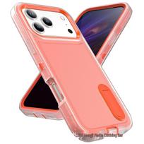 Apple iPhone 17 & Google Pixel 9 Defender Case: Three-Proof, Drop-Proof, Invisible Stand iPhone 14 Pro tamsiai mėlyna spalva/šviesiai žydros spalvos