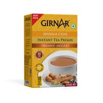 Girnar Instant Masala Chai premiksas su ekologišku jaggery 140g 10 maišelių pakuotė greitai arbatai