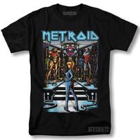 Metroid Samus Shirt NES Classic Game Nintendo Retro Graphic T-Shirt Unisex T-Shirt XL