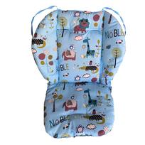 Kūdikių aukšto vežimėlio kėdės Star Print Seat Cushion Mat Liner Pad Cover Protector mėlyna