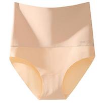Moteriškos apatinės kelnaitės su aukštu juosmeniu Besiūlės Bodyshaper Antibakterinės minkštos kelnaitės, skirtos moteriškam apatiniam apatiniam trikotažui. S chaki