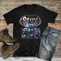 SALE Styx 2023 World Tour Concert Music Band T-Shirt Gift For Fans Black, An Eve Unisex T-Shirt XXL
