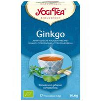 Yogi Tea Ginkgo arbata su ginkgo , Citrinžolė ir verbena – 17 maišelių
