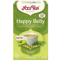 Yogi Tea „Happy Belly“ žolelių arbata su miežių žolele , Anyžius ir ciberžolė – 17 maišelių