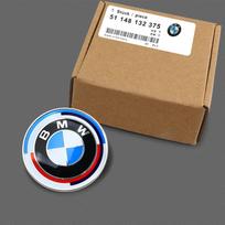 3D ABS 74mm 82mm Variklio dangčio emblema Automobilio priekinio dangčio logotipas Galinės bagažinės emblemos dangtelis BMW X1 X3 E39 E46 E30 E36 E87 E60 E90 priedams