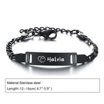 Personalizuota kūdikio apyrankė 14K paauksuotos ID apyrankės mergaitėms, berniukams, apyrankė su pasirinktu tekstu, naujagimio dovana 12cm