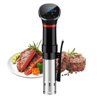 Sous Cooker Machine panardinamasis cirkuliatorius 1100 vatų LCD skaitmeninis ekranas tiksli temperatūra ir US Plug juoda