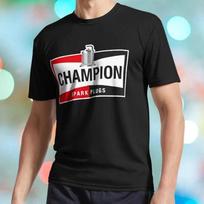 Naujas Champion žvakių logotipas Klasikinis marškinėlis Juokingas trumpomis rankovėmis Unisex marškinėlis XXL