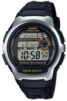 Casio Wave Ceptor Super Illuminator LED tipo Juodas Radijo bangomis valdomas laikrodis, (Didelio ryškumo šviesa), WV-M60R-9AJF, Vyriškas, auksas