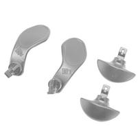 4pcs Game Controller Back Paddles Professional Replacement Metal Back Buttons for PS5 Edge mėlyna