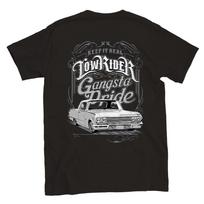 Būk tikras - 64 Impala Lowrider - Gangsterių Pasididžiavimas - Galinis Spaudas - Marškinėliai Unisex Marškinėliai L