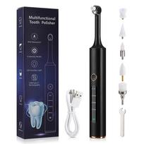 Electric Dental Tartar Remover Tooth Polisher with 5 Replaceable Heads Teeth Whitening Plaque Cleaning Oral Care Tools juoda