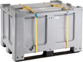 Europlast Austria Dėžinis padėklų konteineris 610L su padėklu ir dangčiu 120x100x76 cm UN ADR