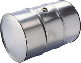 Meva Cinkuota metalinė statinė 200L 2'' anga šoninėje sienelėje