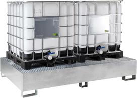 Meva MAUZER 2 x 1000L IBC konteinerio kriauklė - cinkuota