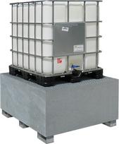Meva MAUZER 1000L IBC konteinerio kriauklė - cinkuota