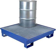 Meva Metalinė talpykla 4 būgnams 200L 120x120cm