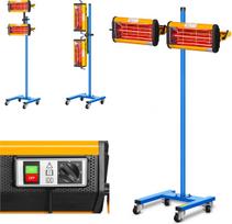 MSW Infraraudonųjų spindulių dažų džiovintuvas ant stovo 2200W IR-DRYER2000.2