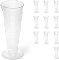 Steinberg Systems Plastikinė graduota laboratorinė stiklinė 50 ml - 10 vnt.