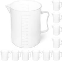 Steinberg Systems Plastikinė graduota laboratorinė stiklinė 1000 ml - 10 vnt.