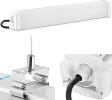Wiesenfield LED vandeniui atsparus šviestuvas dirbtuvėms ir sandėliams IP65 2200 lm 60 cm 20 W