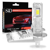 2 vnt. 20000 lm H1 LED priekinių žibintų lemputės Mini Canbus H1 LED rūko žibintų CSP lustai Automobilio žibintas Be ventiliatoriaus DRL šviesa Automobiliniai rūko žibintai 6500K baltas H1