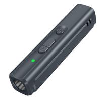 Ultragarsinis šunų repeller USB įkraunamas šunų pavaros įrenginys Nešiojamas šunų dresuotojas nuo lojimo pilka