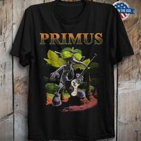 Primus Album Vintage Art TShirt Rock Music Guitar Larry LaLonde Rock And Roll Unisex T-Shirt XXXL