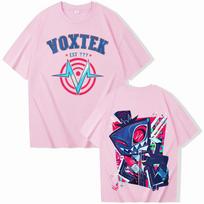 Hazbin Hotel VOX Character Pure Cotton Tshirt Man Woman Harajuku Oneck Short Sleeve Casual Anime Style High Quality Tshirt S