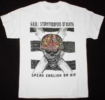 S.O.D. Speak English Or Die Short Sleeve White All Size S to 5XL Shirt Unisex T-Shirt M