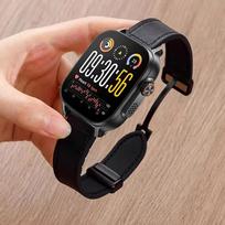 22mm Odinis+Silikoninis Dirželis Skirtas Realme Watch 5 Magnetinis Kilpos Juosta Skirta Realme Watch S SPro/S2/2 2Pro/3 3 Pro Apyrankės Priedai 22mm Width juoda