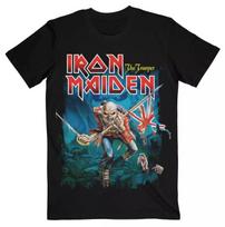 Iron Maiden marškinėliai The Trooper Eddie Grupė Nauji Juodi Oficialūs Unisex Marškinėliai XL