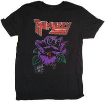 Juodojo Rožės Turo Vintage Thin Lizzy 1979 Marškinėliai Juodi Unisex Unisex Marškinėliai XXL