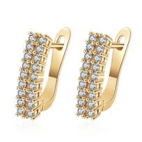 925 Silver Needle Princess Crystal Square Zircon Drop Earrings for Women Trendy Simplicity Jewelry Girl Sweet Gifts New