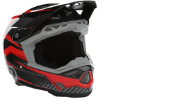 6D ATR-3 Rival FIM Gloss red helmet