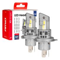Led lemputės X5-series WINGER H4 6000K max 44W AMIO-03945