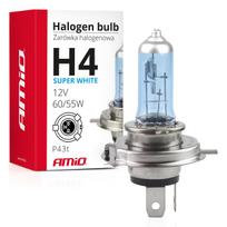 Halogeninė lemputė H4 12V 60/55W UV filter (E4) Super White